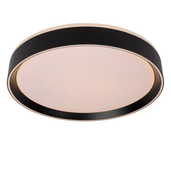 Lucide NURIA - Flush ceiling light - Ø 40 cm - LED Dim. - 1x24W 2700K - 3 StepDim - Black - detail 1